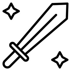 Sword Toy Icon Style