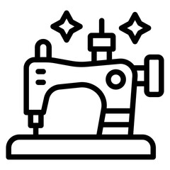 Sewing Machine Icon Style