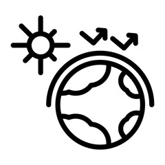 Greenhouse Effect Icon Style