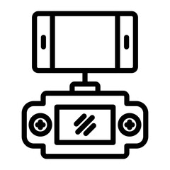 Mobile Game Console Icon Style