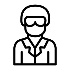 Army Pilot Icon Style
