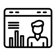 Page Visitors Icon Style