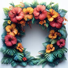 Hibiscus Island Bloom Circle