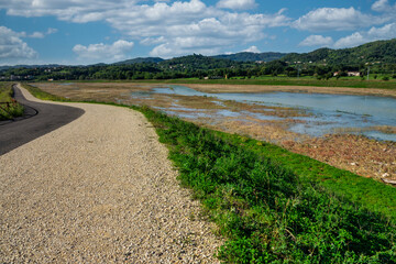 River engineering works for flood protection and hydraulic and reclamation projects