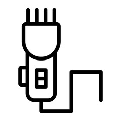 Electric Shaver Icon Style