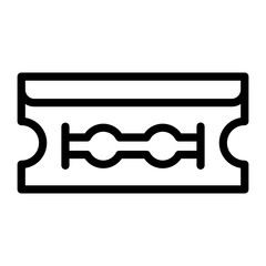 Razor Blade Icon Style