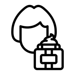 Hair Treatment Icon Style