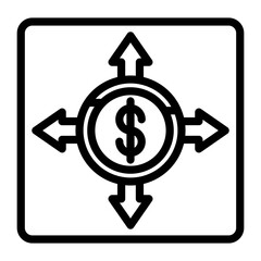 Business Ways Icon Style