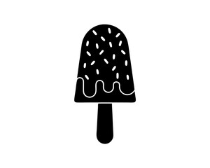 creative details Popsicle Half-Melted and Dripping Icon