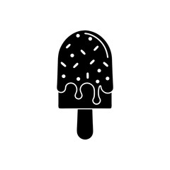 creative details Popsicle Half-Melted and Dripping Icon