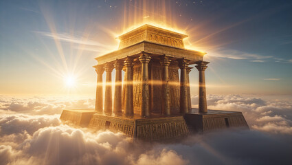 Obraz premium roman forum at sunset