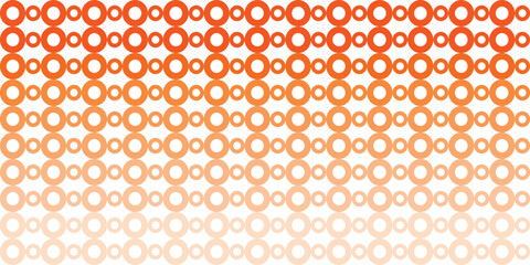 seamless pattern with orange circle background.