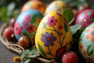 Fototapeta premium Innovative Easter Crafts for Colorful Spring Festivities
