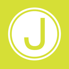 An Icon Illustration Isolated on a Background - J