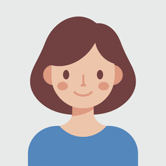 Abstract Women Avatar Character. In fiction, a character is a person or other being in a narrative vector illustration.