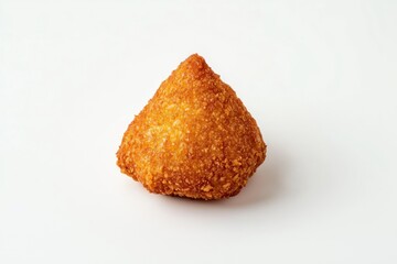 Delicious and Crispy Coxinha A Brazilian Snack Food Isolated on a White Background Studio Shot