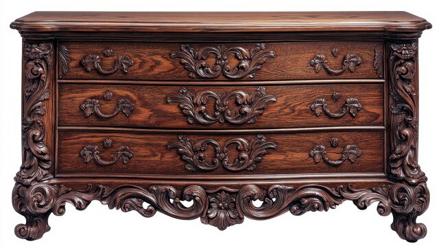 Elegant antique dresser classic home furniture design wooden craftsmanship captivating detail timeless style