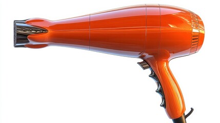Hair styling action with innovative hair dryer modern salon product photography bright studio close-up focus