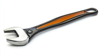 Obraz premium Adjustable wrench action workshop tool photography industrial environment close-up view mechanical concept