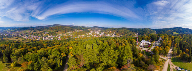 Panorama Krynicy-Zdroju. © Jacek