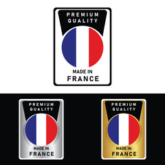 Made in France Make in France Organic Genuine Seal Tag Stamp Badge Made with Love Product of France