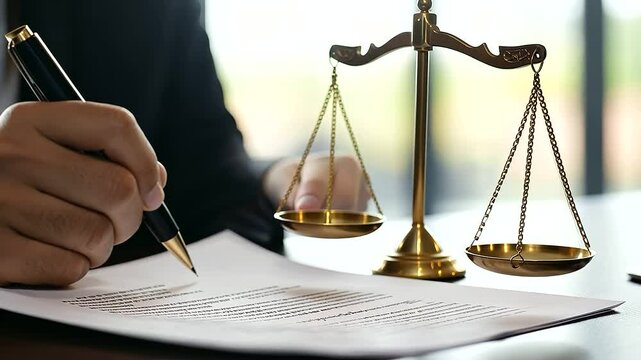 Not Guilty Verdict Document in Hand