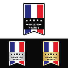 Made in France Make in France Organic Genuine Seal Tag Stamp Badge Made with Love Product of France