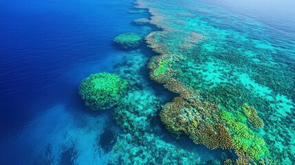 Obraz premium Vibrant Coral Reef Underwater