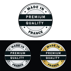 Made in France Make in France Organic Genuine Seal Tag Stamp Badge Made with Love Product of France