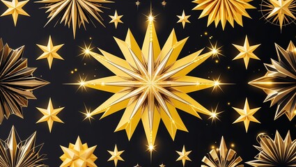 gold star background