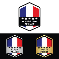 Made in France Make in France Organic Genuine Seal Tag Stamp Badge Made with Love Product of France