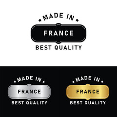 Made in France Make in France Organic Genuine Seal Tag Stamp Badge Made with Love Product of France