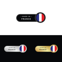 Made in France Make in France Organic Genuine Seal Tag Stamp Badge Made with Love Product of France