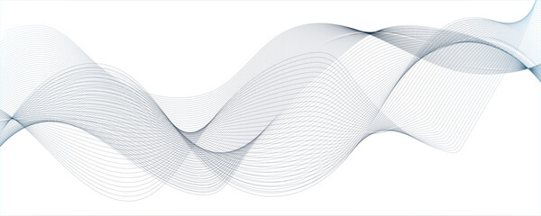 Abstract  black wave element for design. Digital frequency track equalizer swoosh speed wave lines modern stream background. Abstract black wave line for banner, template, wallpaper background 