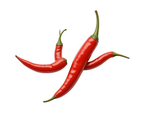 Close-up of vibrant red chili peppers, a staple ingredient in global cuisine