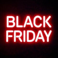 Obraz premium Black Friday Text Background