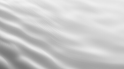 Naklejka premium White Wavy Satin Texture With Smooth Light Flow