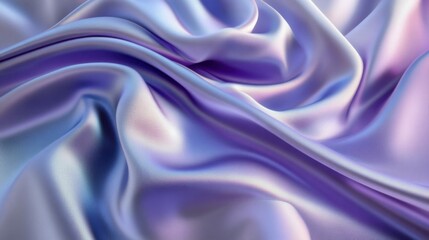 Obraz premium Luxurious purple satin fabric creates an elegant and flowing texture in soft folds for fashion and design applications