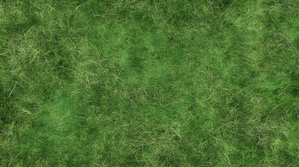 Lush green grass texture, aerial view, background for design