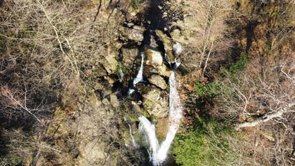 Moss covered waterfall