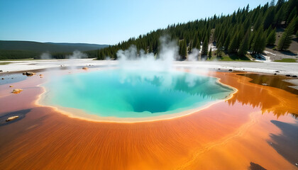 Grand Prismatic Pool at Yellowstone National Park
,