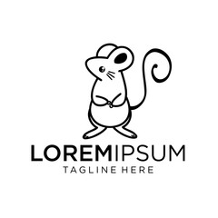 confident mouse pose strong branding with a sophisticated flair
this design depicts a mouse standing confidently, perfect for a classy brand.