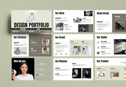 Design Portfolio Presentation Template