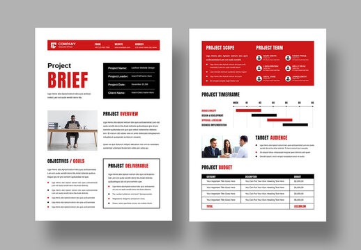 Project Brief Template Layout
