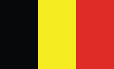 National flag of Belgium vector image