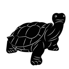 turtle silhouette vector
