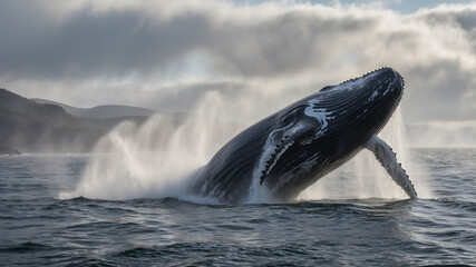 Fototapeta premium dolphin in the water