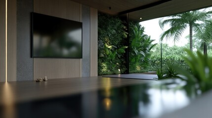 Fototapeta premium Modern Tropical Living Room (2)
