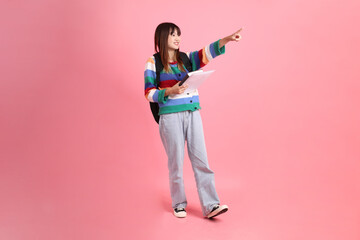 20s woman in winter clothes