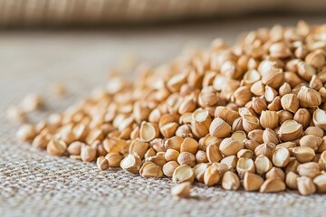 Obraz premium A Close Up View of a Pile of Kernels Grains